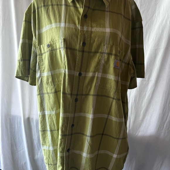 Carhartt Other - Carhartt Green Plaid Button Down Shirt